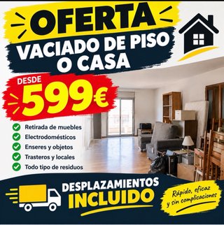 Vaciado de pisos, casas
