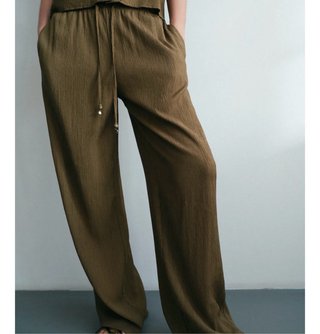 Pantalón ancho verde