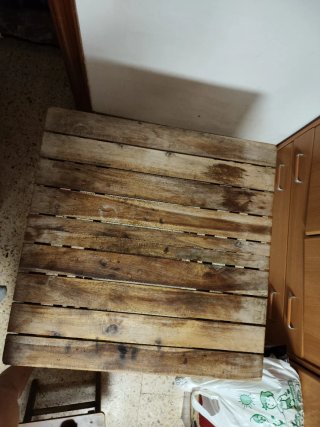 Mesa y Sillas Terraza Madera y Metal
