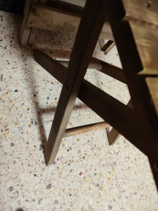 Mesa y Sillas Terraza Madera y Metal