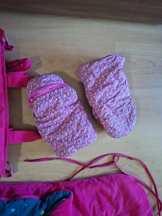Conjunto Tuc Tuc invierno carrito saco impermeable