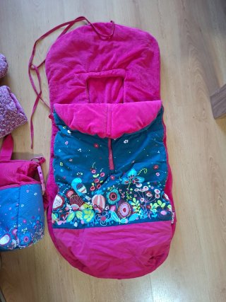 Conjunto Tuc Tuc invierno carrito saco impermeable