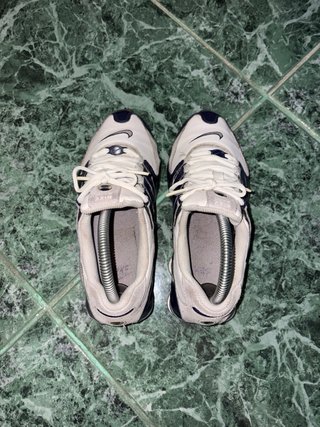 Nike Shox NZ Bianche e Blu Scuro - Taglia 37.5