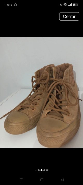Botas Converse Beige/Marrón Talla 41