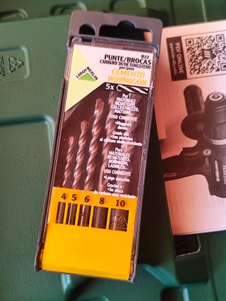Taladro percutor PARKSIDE 20v +Batería 2A+Cargador
