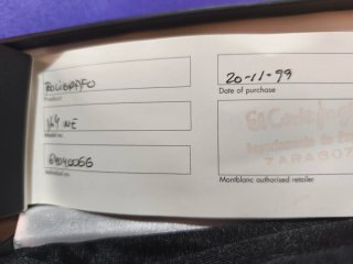 Bolígrafo Montblanc Meisterstück 164. 1999.