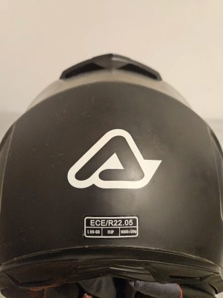 Casco Moto Acerbis Negro