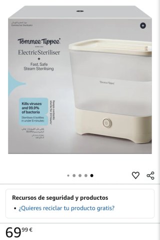 NUEVO Esterilizador Tommee Tippee
