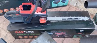 Motosierra cortasetos cortacésped desbrozadora 80V