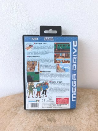 Tintin Tibet Sega Mega Drive megadrive videojuego