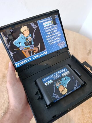 Tintin Tibet Sega Mega Drive megadrive videojuego