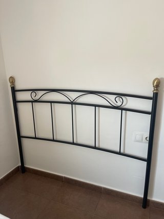 Cabezal de cama metálico 150 cm