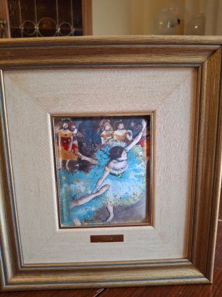 Cuadro Bailarina DEGAS Esmalte