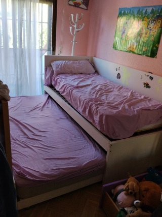 Cama nido doble blanca gran capacidad