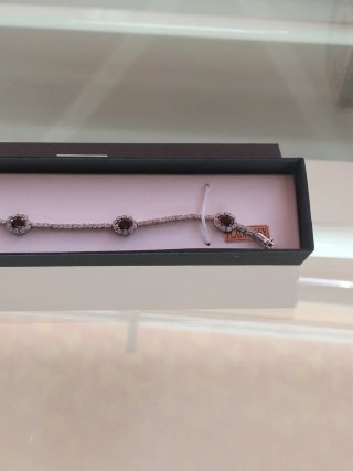 Pulsera Plata Mosanita Azabache
