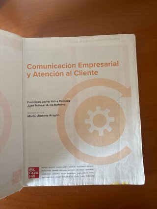 Libro Comunicación Empresarial y Atención Cliente