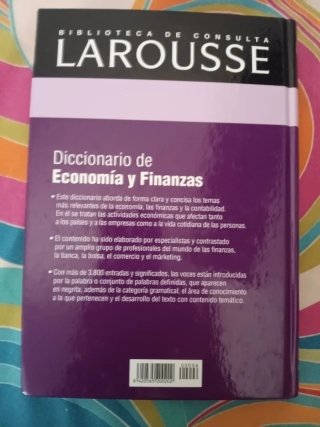 Diccionario de economía y finanzas,Larousse
