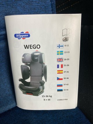 Silla coche Klippan Wego