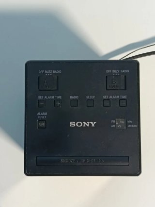 Despertador Sony ICF-C1T Negro/Plata