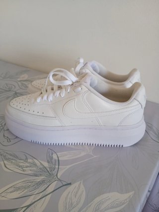 Zapatillas Nike Court Vision Alta Blancas