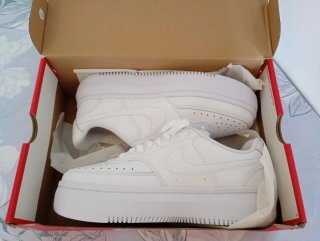 Zapatillas Nike Court Vision Alta Blancas