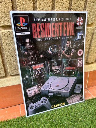 Póster A3 Resident Evil PSX