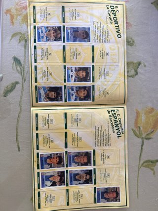 Album cromos Liga 96-97 Bollycao