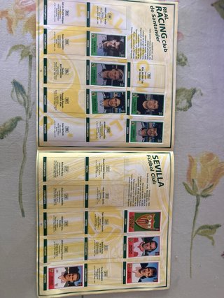 Album cromos Liga 96-97 Bollycao