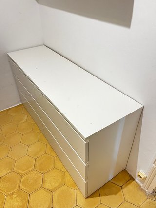Cómoda 6 cajones Ikea blanca