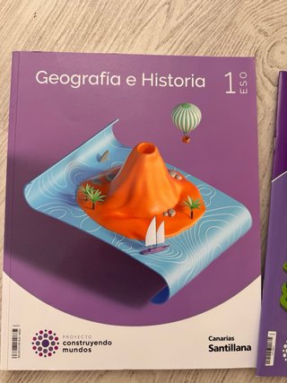 Libros de 1 ESO Lengua y Geografia