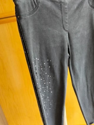 Pantaloni jeans donna Carla Ferroni grigio scuro