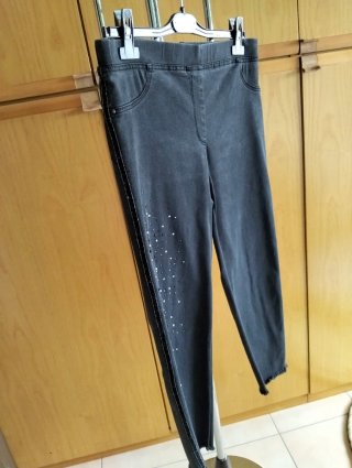 Pantaloni jeans donna Carla Ferroni grigio scuro