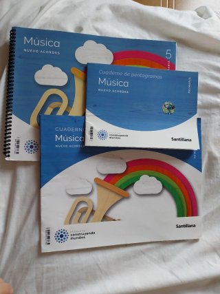 Libros Música 5 Primaria Santillana