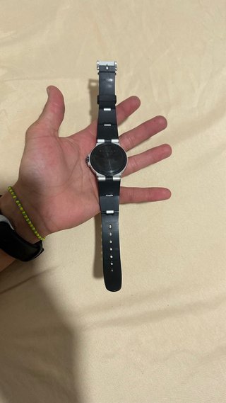 Reloj Bvlgari 38mm Negro/Plata