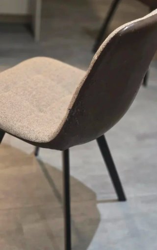Silla Comedor California Poliéster Jaspeado