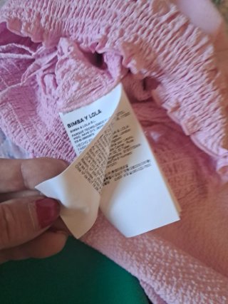 Mono Bimba y Lola rosa talla XS