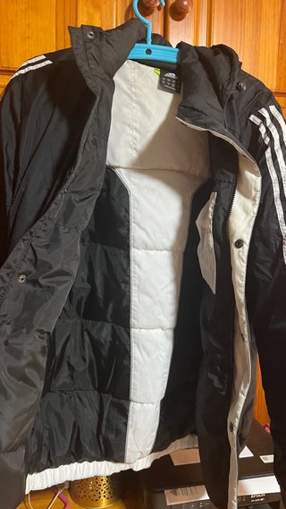 Chaqueta Adidas Vintage Negra y Blanca