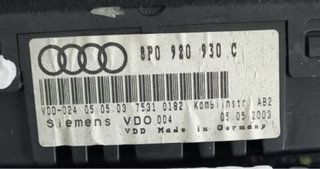 Cuadro instrumentos Audi A3 8P
