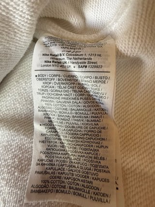 Sudadera Nike Blanca