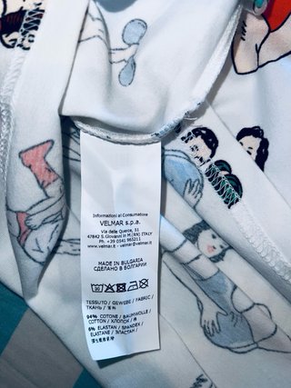 Camiseta Moschino Talla M Estampado Divertido