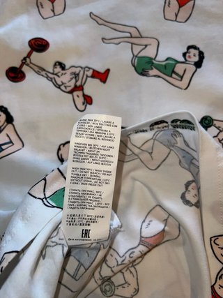 Camiseta Moschino Talla M Estampado Divertido