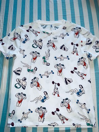 Camiseta Moschino Talla M Estampado Divertido