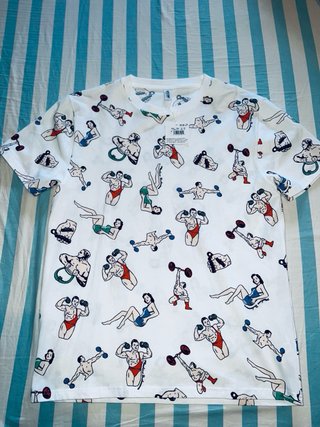 Camiseta Moschino Talla M Estampado Divertido