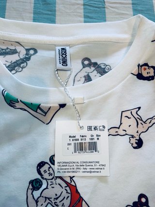 Camiseta Moschino Talla M Estampado Divertido