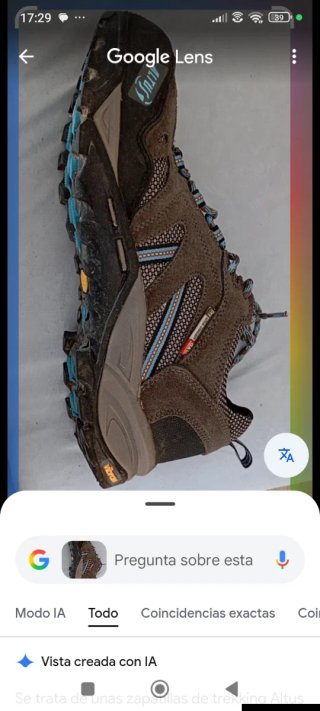 Zapatillas Trekking Altus Cómodas Marrón/Azul