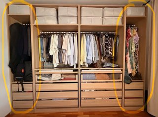 Armario modular Ikea madera
