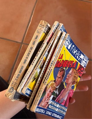 Lote 6 libri antichi Teatro Selecto