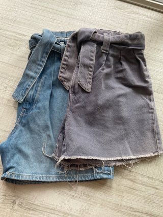 Set 2 Shorts Vaqueros Zara