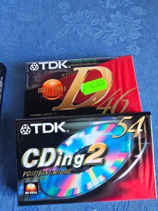 Musicassette vergini TDK 90-100-46-54
