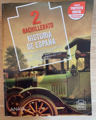 Historia de España 2 bachillerato